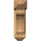 Ekena Millwork Legacy Arts and Crafts Rough Sawn Bracket w/ Offset Brace, Western Red Cedar, 6"W x 16"D x 20"H BKT0604X16X20LEC03RWR - alternate 4